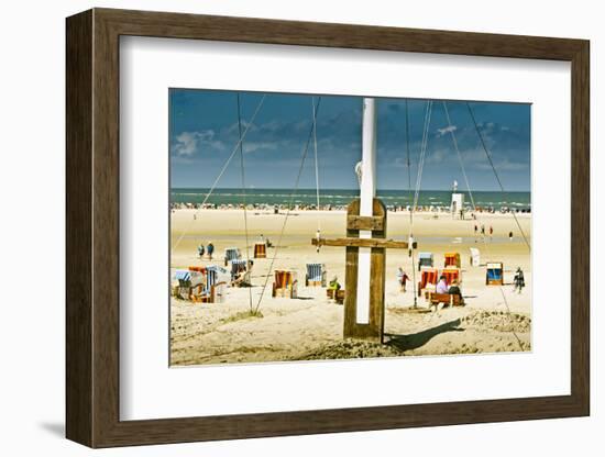 Germany, Schleswig-Holstein, Amrum, Norddorf, Beach-Ingo Boelter-Framed Photographic Print