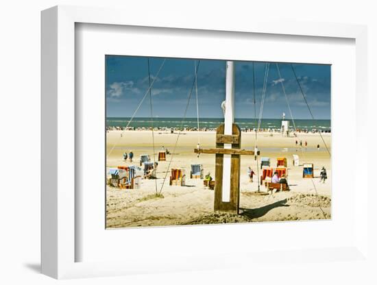 Germany, Schleswig-Holstein, Amrum, Norddorf, Beach-Ingo Boelter-Framed Photographic Print