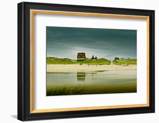 Germany, Schleswig-Holstein, Amrum, Sandy Beach, Sand Bank, Kniepsand-Ingo Boelter-Framed Photographic Print