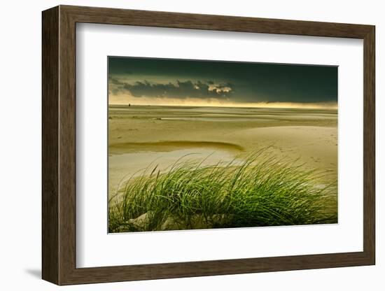 Germany, Schleswig-Holstein, Amrum, Sandy Beach, Sandbank, Kniepsand-Ingo Boelter-Framed Photographic Print