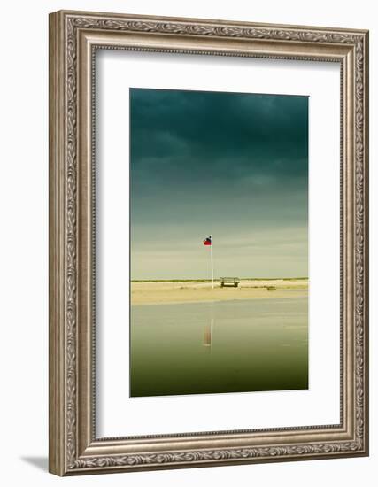 Germany, Schleswig-Holstein, Amrum, Sandy Beach, Sandbank, Kniepsand-Ingo Boelter-Framed Photographic Print