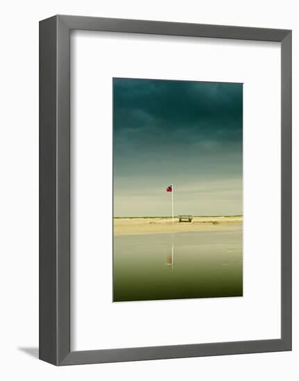 Germany, Schleswig-Holstein, Amrum, Sandy Beach, Sandbank, Kniepsand-Ingo Boelter-Framed Photographic Print