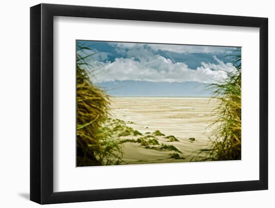 Germany, Schleswig-Holstein, Amrum, Sandy Beach, Sandbank, Kniepsand-Ingo Boelter-Framed Photographic Print