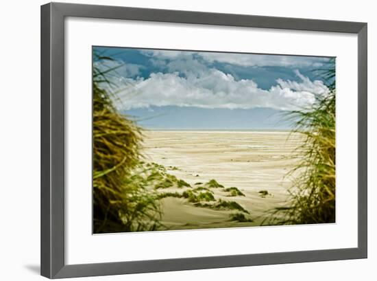 Germany, Schleswig-Holstein, Amrum, Sandy Beach, Sandbank, Kniepsand-Ingo Boelter-Framed Photographic Print