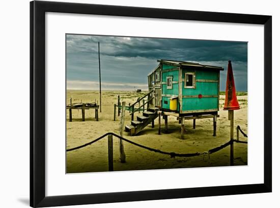 Germany, Schleswig-Holstein, Amrum, Sandy Beach, Sandbank, Kniepsand-Ingo Boelter-Framed Photographic Print