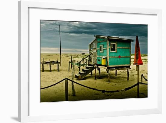 Germany, Schleswig-Holstein, Amrum, Sandy Beach, Sandbank, Kniepsand-Ingo Boelter-Framed Photographic Print