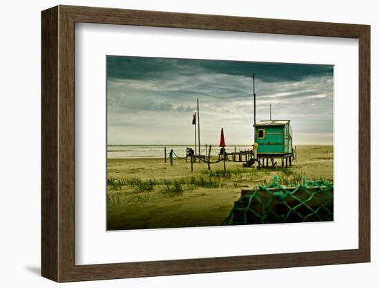 Germany, Schleswig-Holstein, Amrum, Sandy Beach, Sandbank, Kniepsand-Ingo Boelter-Framed Photographic Print