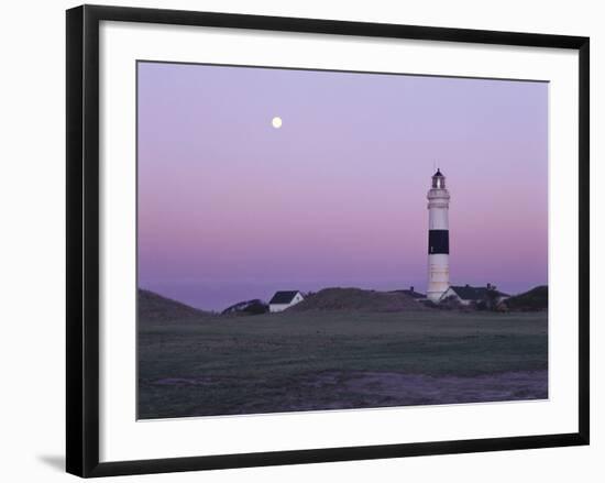 Germany, Schleswig-Holstein, Kampen, Lighthouse, Evening Mood-Thomas Ebelt-Framed Photographic Print