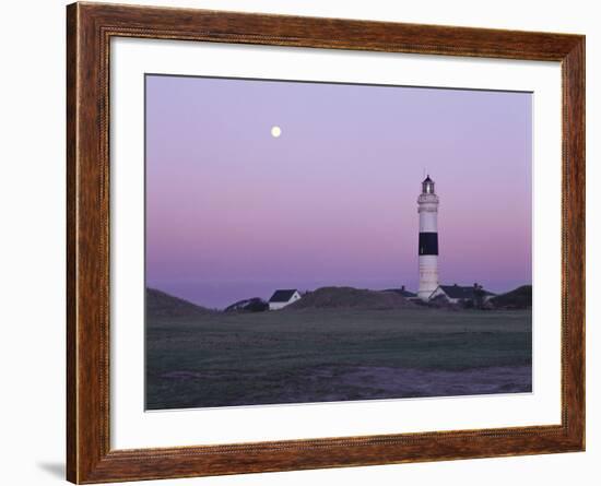 Germany, Schleswig-Holstein, Kampen, Lighthouse, Evening Mood-Thomas Ebelt-Framed Photographic Print