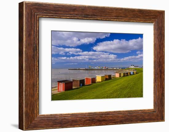 Germany, Schleswig-Holstein, North Frisia, Dageb?ll, District Harbour-Udo Siebig-Framed Photographic Print