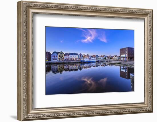 Germany, Schleswig-Holstein, North Frisia, 'Husumer Bucht' (Bay), Husum-Udo Siebig-Framed Photographic Print