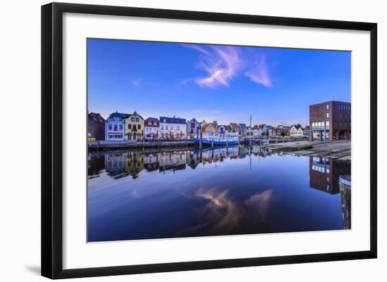 Germany, Schleswig-Holstein, North Frisia, 'Husumer Bucht' (Bay), Husum-Udo Siebig-Framed Photographic Print