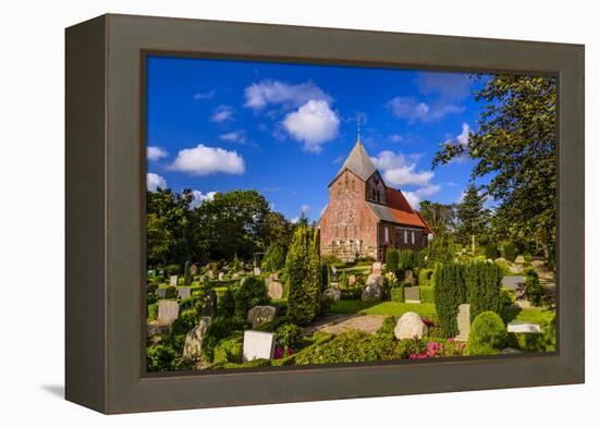 Germany, Schleswig-Holstein, North Frisia, 'Husumer Bucht' (Bay), Husum-Udo Siebig-Framed Premier Image Canvas