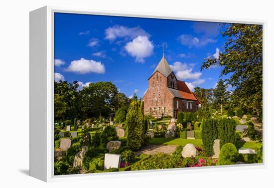 Germany, Schleswig-Holstein, North Frisia, 'Husumer Bucht' (Bay), Husum-Udo Siebig-Framed Premier Image Canvas