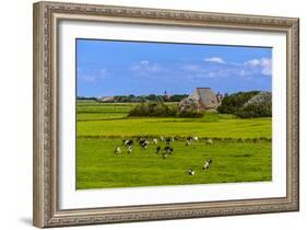 Germany, Schleswig-Holstein, North Frisia, Peninsula Eider (River)Stedt, Westerhever-Udo Siebig-Framed Photographic Print