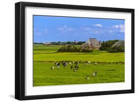 Germany, Schleswig-Holstein, North Frisia, Peninsula Eider (River)Stedt, Westerhever-Udo Siebig-Framed Photographic Print