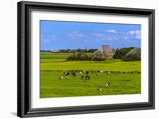 Germany, Schleswig-Holstein, North Frisia, Peninsula Eider (River)Stedt, Westerhever-Udo Siebig-Framed Photographic Print