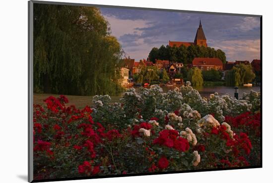 Germany, Schleswig-Holstein, Old Town of Mšlln, Twilight-Thomas Ebelt-Mounted Photographic Print