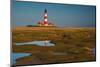 Germany, Schleswig-Holstein, Westerhever, Lighthouse-Thomas Ebelt-Mounted Photographic Print