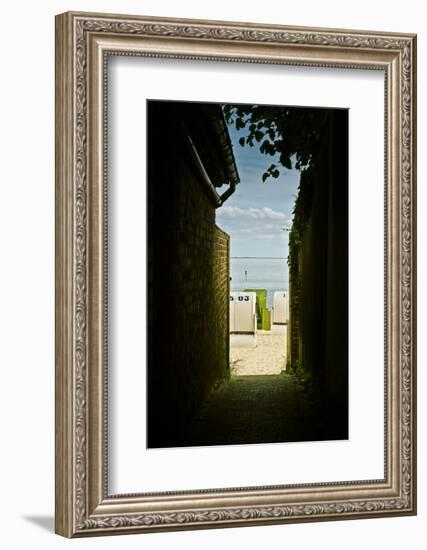 Germany, Schleswig-Holstein, Wyk, Sandy Beach, Bathing Beach-Ingo Boelter-Framed Photographic Print