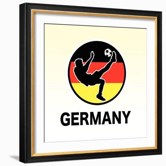 Germany Soccer-null-Framed Giclee Print