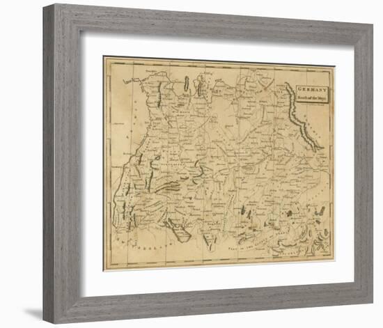 Germany South, c.1812-Aaron Arrowsmith-Framed Art Print