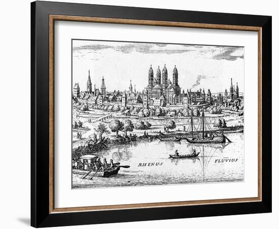 Germany Speyer-Mathieu Merian-Framed Art Print