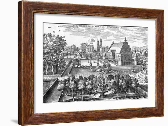 Germany Stuttgart-Mathieu Merian-Framed Art Print