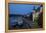 Germany, the Rhine, Koblenz, Ehrenbreitstein Fortress, Moselle Shore, Tourboats-Chris Seba-Framed Premier Image Canvas