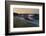 Germany, Thuringia, Highway A9 Close 'Lederhose', Truck and Car in Motion Blur at Sundown-Andreas Vitting-Framed Photographic Print