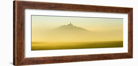 Germany, Thuringia, Wachsenburg Castle, Morning Fog-Andreas Vitting-Framed Photographic Print