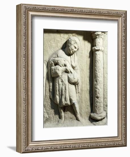 Germany, Trier, Relief Depicting Servant on Monument at Igel-null-Framed Giclee Print