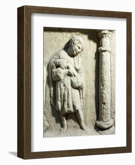 Germany, Trier, Relief Depicting Servant on Monument at Igel-null-Framed Giclee Print