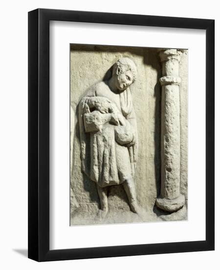 Germany, Trier, Relief Depicting Servant on Monument at Igel-null-Framed Giclee Print