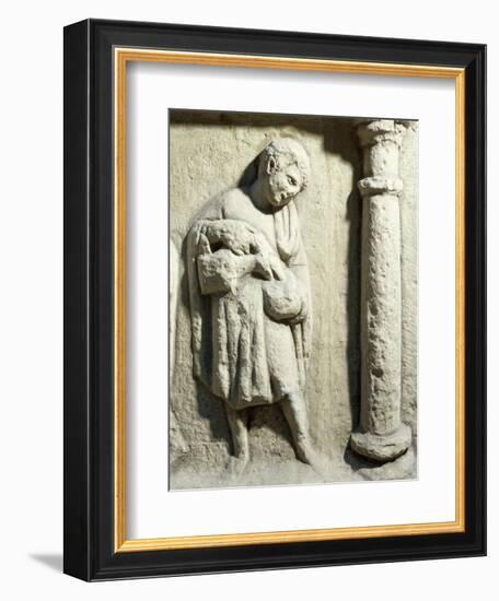 Germany, Trier, Relief Depicting Servant on Monument at Igel-null-Framed Giclee Print