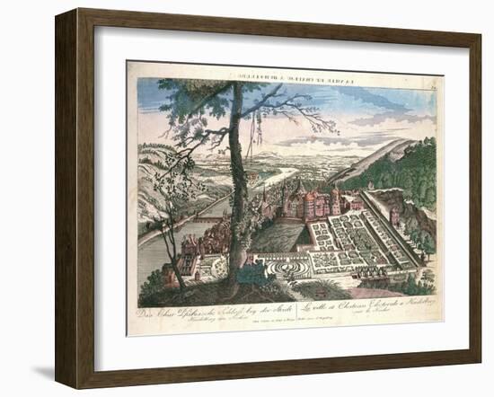 Germany, View of Heidelberg City with Castle-null-Framed Giclee Print