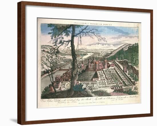 Germany, View of Heidelberg City with Castle-null-Framed Giclee Print