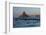 Germany, Western Pomerania, Island Usedom, Heringsdorf, Pier Restaurant, Afterglow Light-Chris Seba-Framed Photographic Print