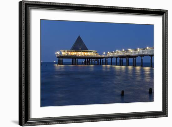 Germany, Western Pomerania, Island Usedom, Heringsdorf, Pier-Chris Seba-Framed Photographic Print