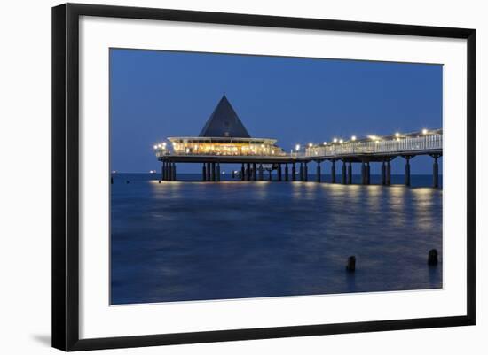 Germany, Western Pomerania, Island Usedom, Heringsdorf, Pier-Chris Seba-Framed Photographic Print