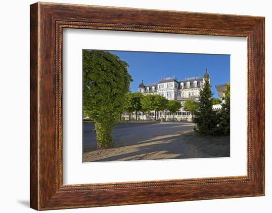 Germany, Western Pomerania, Island Usedom, Seaside Resort Ahlbeck, Luxury Hotel Ahlbecker Hof-Chris Seba-Framed Photographic Print