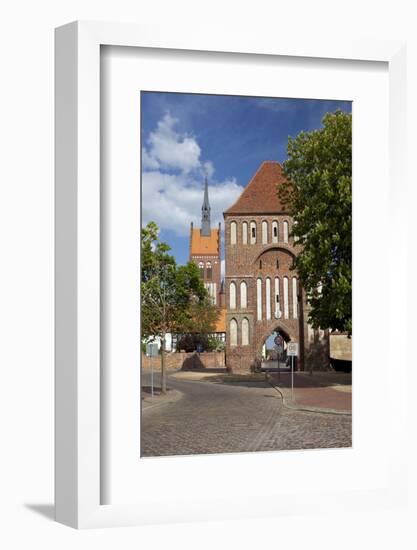 Germany, Western Pomerania, Island Usedom, Usedom, City Gate-Chris Seba-Framed Photographic Print