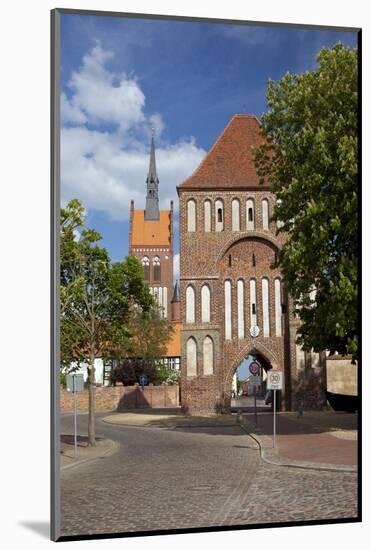 Germany, Western Pomerania, Island Usedom, Usedom, City Gate-Chris Seba-Mounted Photographic Print