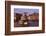 Germany, Wiesbaden, Health Resort House, Well, Dusk-Catharina Lux-Framed Photographic Print