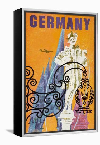 Germany-David Klein-Framed Stretched Canvas