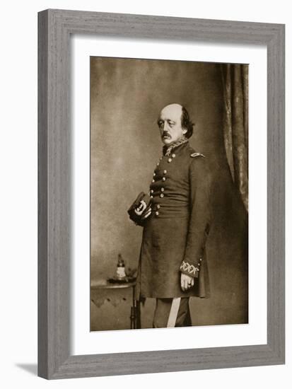 Gerneral Benjamin F. Butler, 1861-65-Mathew Brady-Framed Giclee Print