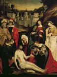 Lamentation over Dead Christ-Gerolamo Giovenone-Framed Giclee Print