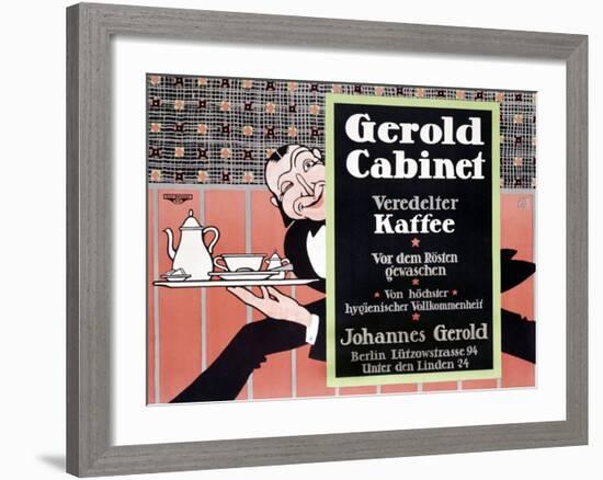 Gerold Cabinet Kaffee-J^ Loe-Framed Giclee Print