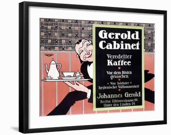 Gerold Cabinet Kaffee-J^ Loe-Framed Giclee Print