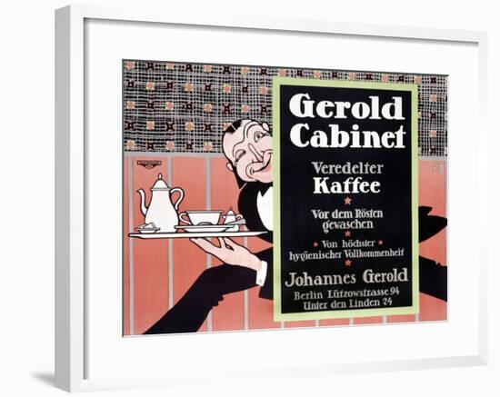 Gerold Cabinet Kaffee-J^ Loe-Framed Giclee Print
